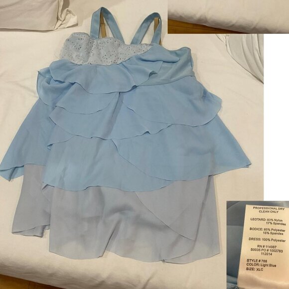 Revolution Dancewear 766 Dance Blue Year Without Rain Size Child Extra Large - Picture 1 of 2